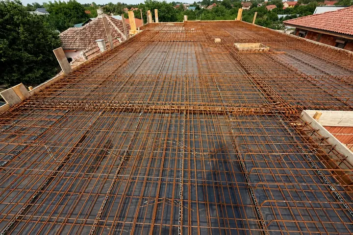 Armătură placă de beton
